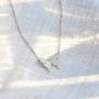 VACRONA Butterfly Necklace for Women 18K Gold Plated Dainty CZ Butterfly Pendant Necklace Cute Handmade Jewelry Gift for Her