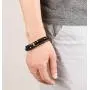 LOLIAS 3Pcs Stainless Steel Braided Leather Bracelet for Men Women Leather Wrist Band Cuff Bangle Bracelet Magnetic Clasp 7.5-8.5 inches LOLIAS 3Pcs Stainless Steel Braided Leather Bracelet for Men Women Leather Wrist Band Cuff Bangle Bracelet Magnetic Clasp 7.5-8.5 inches