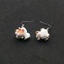 Funny Popcorn Fried Chicken Food Drop Earrings For Women Girl DIY Handmade Creative Unique Dangle Earrings Jewelry