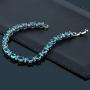 Gem Stone King 20.00 Ct Gorgeous Oval and Round 7 Inch Sparkling Cubic Zirconia CZ Tennis Bracelet