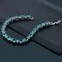 Gem Stone King 20.00 Ct Gorgeous Oval and Round 7 Inch Sparkling Cubic Zirconia CZ Tennis Bracelet