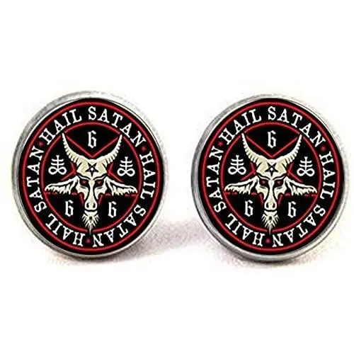 Beautiful Wiccan Pentagram Earrings Inverted Pentagram Jewelry Satanic Occult Jewelry Art Nouveau Beautiful Gifts Beautiful Wiccan Pentagram Earrings Inverted Pentagram Jewelry Satanic Occult Jewelry Art Nouveau Beautiful Gifts