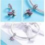 Lorrifal 925 Sterling Silver Halloween Dangle Charm Bead Jewelry Pendant Necklace Fit Pandora Bracelet for Women Teen Girls Gift