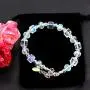 Charms AB Multi Colored Crystal Beaded Strand Bracelet Teacher Gifts Jewelry Gifts for Women Teen Girls Y939 Charms AB Multi Colored Crystal Beaded Strand Bracelet Teacher Gifts Jewelry Gifts for Women Teen Girls Y939