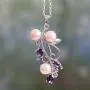 NOVICA Cream Cultured Freshwater Pearl Amethyst Rhodium Plated Silver Necklace, 18'' Sincerely Yours NOVICA Cream Cultured Freshwater Pearl Amethyst Rhodium Plated Silver Necklace, 18'' Sincerely Yours