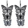 Butterfly Dangle Drop Earrings Multi Butterfly Animal Tassel Drop Long Earrings for Women Girls Fashion Jewelry
