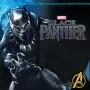 Marvel Black Panther Mens Stainless Steel Dog Tag Pendant, 20''