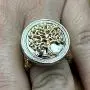 Interchangeable Snap Jewelry 18-20mm Tree of Life in Silver & Gold My Prime Gifts