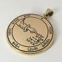 Bronze Fifth Pentacle of the Moon Talisman for Protection
