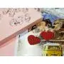 RareLove Valentines Gifts for Girlfriend Bling Red Heart Hook Dangle Earrings Statement Jewelry For Women Girls Silver Alloy Plated RareLove Valentines Gifts for Girlfriend Bling Red Heart Hook Dangle Earrings Statement Jewelry For Women Girls Silver Alloy Plated