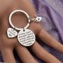 AKTAP Massage Therapy Gift Keychain A Truly Great Therapist is Hard to Find Massage Therapist Appreciation Gifts with Healing Hand Charm Therapy School Student Gift