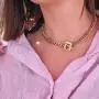 CIUNOFOR Square Toggle Clasp Chain Necklace Chunky Miami Cuban Link for Women Girls 14K Gold Plated Stainless Steel Vintage Curb Chain Necklace CIUNOFOR Square Toggle Clasp Chain Necklace Chunky Miami Cuban Link for Women Girls 14K Gold Plated Stainless Steel Vintage Curb Chain Necklace