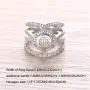 AILIN Personalized Monogram Rings 4 Designed Engraved CZ Stacking Name Rings Bands Wedding Promise Ring Gift for Mens Womens Girls Couples Heart Round Square Shape AILIN Personalized Monogram Rings 4 Designed Engraved CZ Stacking Name Rings Bands Wedding Promise Ring Gift for Mens Womens Girls Couples Heart Round Square Shape