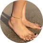 Naz Collection Evil Eye Anklet Black String Kabbalah Protection Handmade Adjustable Ankle Bracelet For Women Men Girls Teen Boys