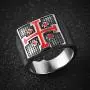 AsAlways Mens Religious Jewelry Templar Jerusalem Red Crusader Jerusalem Cross Ring AsAlways Mens Religious Jewelry Templar Jerusalem Red Crusader Jerusalem Cross Ring