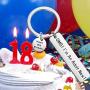 BEKECH Funny Adult Birthday Gifts 18th Birthday Keychain OMG Im an Adult Now Jewelry Gifts for Adult 18th Birthday