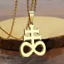 COMTRUD Leviathan Satanic Cross Necklace Stainless Steel Satan Pendant, Religions Jewelry for Men Women