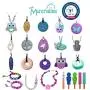 Munchables Tree of Life Sensory Chew Necklace for Adults, Teens and Kids - Sensory Chewable Jewelry (Purple)