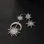 ORAZIO 4 Pairs Cubic Zirconia Moon Sun Star Earrings Exaggerated Punk Moon Dangle Drop Earrings Boho Statement Sun Star Earrings Retro Jewelry for Women Egirls ORAZIO 4 Pairs Cubic Zirconia Moon Sun Star Earrings Exaggerated Punk Moon Dangle Drop Earrings Boho Statement Sun Star Earrings Retro Jewelry for Women Egirls