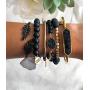 Kinsley Armelle Stone Collection - Raven Bracelet