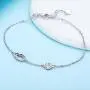TONGZHE Blue Evil Eye Hamsa Hand Bracelet in Sterling Silver 925 with Cubic Zirconia CZ and 7''+1.5'' Cable Chain TONGZHE Blue Evil Eye Hamsa Hand Bracelet in Sterling Silver 925 with Cubic Zirconia CZ and 7''+1.5'' Cable Chain