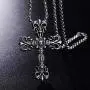 CICI Jewelry Cross Pendant Mens Womens Necklace, Silver, 18-26 inch Chain CICI Jewelry Cross Pendant Mens Womens Necklace, Silver, 18-26 inch Chain