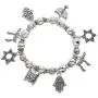 PammyJ Jewish Jewelry Hebrew Charm Stretch Bracelet PammyJ Jewish Jewelry Hebrew Charm Stretch Bracelet