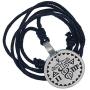 Egyptian Medical Symbol Jewelry staff of Hermes Caduceus health Intelligence Mercury Talisman Pewter Mens Womens Boys Girls Pendant Necklace for men women unisex w Black Adjustable Cord
