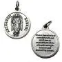 Archangel Gabriel Protect Protection Medal Pendant Charm with Prayer Made in Italy Silver Tone Catholic 3/4'' Archangel Gabriel Protect Protection Medal Pendant Charm with Prayer Made in Italy Silver Tone Catholic 3/4''