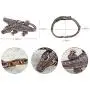 Alilang Copper Tone Amethyst Colored Rhinestones Alligator Crocodile Bangle Bracelet Alilang Copper Tone Amethyst Colored Rhinestones Alligator Crocodile Bangle Bracelet