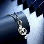 Beautlace Womens Musical Note Necklace Silver/18K Gold Black Gun Plated Treble Clef Music Note Jewelry Gifts for Music Lover Beautlace Womens Musical Note Necklace Silver/18K Gold Black Gun Plated Treble Clef Music Note Jewelry Gifts for Music Lover