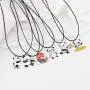 Winssi Sports Panda Necklace with Black Cord Panda Jewelry Gift for Teen Girls and Boys Winssi Sports Panda Necklace with Black Cord Panda Jewelry Gift for Teen Girls and Boys
