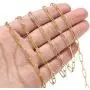 14K Gold Plated Chain Necklace for Women Paperclip Linked Chain Necklace Stainless Steel Flat Snake Chain Necklace Set 4Pcs