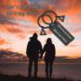 MAOFAED Couple Keychain Couple Gift Gift for Boyfriend Girlfriend Sey Legend of Zelda Inspired He’s My Hero She’s My Princess Vanlentine’s Day Gift Triforce Charm