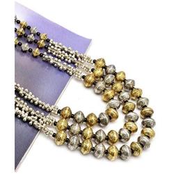 Zephyrr Tibetan Long Strand Necklace Gold Tone Casual Daily Wear Statement Jewelry For Women JAN-1870