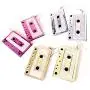 80s Cassette Tape Acrylic Dangle Earrings Vintage Punk Style Geometric Stereo Music Tape Earrings for Women Girls