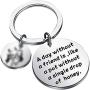 BAUNA The Pooh Bear Keychain A Day Without A Friend is Like A Pot Without A Single Drop of Honey Pooh Bear Jewelry for Best Friends