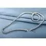 GEMSME 18K White Gold Plated 4.00mm Round Cubic Zirconia Classic Tennis Necklace 18 Inch GEMSME 18K White Gold Plated 4.00mm Round Cubic Zirconia Classic Tennis Necklace 18 Inch