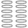 BodyJ4You 12PC Choker Necklace Set Henna Tattoo Stretch Elastic Jewelry Women Girl Gift Pack