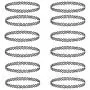 BodyJ4You 12PC Choker Necklace Set Henna Tattoo Stretch Elastic Jewelry Women Girl Gift Pack