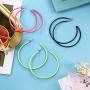 3 Pairs Women Fashion Retro Neon Earrings for 80s Party or Retro Costume Party (Loop Earings)