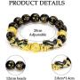 Feng Shui Pi Xiu Bracelet Lucky Charm Beads Wealth Wristband Adjustable Elastic Jewelry for Men Women