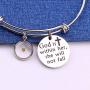Mustard Seed Christian Gift God is Within Her She Will Not Fall Bracelet Necklace Psalm 46:5 Religious Jewelry