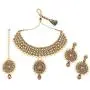 MUCH-MORE Indian Bridal Necklace Fashion Gold Plated Bollywood Ethnic Wedding Party Wear Jewelry Set MUCH-MORE Indian Bridal Necklace Fashion Gold Plated Bollywood Ethnic Wedding Party Wear Jewelry Set