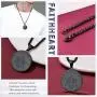 FaithHeart Hebrew Priestly Blessing Necklace, Stainless Steel/18K Gold Plated Customizable Pendant for Men Women Charms FaithHeart Hebrew Priestly Blessing Necklace, Stainless Steel/18K Gold Plated Customizable Pendant for Men Women Charms