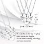 Birthday Gift 3PCs/Set Mom Big Sister Little Sister Mom Necklace Matching Heart Jewley Gift for Daughter Mom Matching Heart Pendant Jewelry
