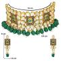 Aheli Indian Traditional Choker Necklace Earring Bollywood Wedding Fashion Jewelry for Women
