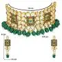 Aheli Indian Traditional Choker Necklace Earring Bollywood Wedding Fashion Jewelry for Women Aheli Indian Traditional Choker Necklace Earring Bollywood Wedding Fashion Jewelry for Women