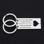 KUIYAI Take My Hand Take My Whole Life Too for I Can’t Help Falling in Love with You Romantic Quote Keychain Couple Gift