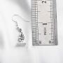 FUSTMW Microscope Dangle Earrings DNA Double Earrings Scientist Gifts Biology Chemistry Teacher Gift Science Nerd Jewelry Gifts